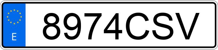 Le numéro d’enregistrement 8974CSV a CITROEN C2 Le numéro d’enregistrement 8974CSV a CITROEN C2