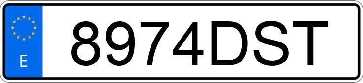 Numer rejestracyjny 8974DST posiada FIAT STILO