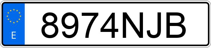 Numer rejestracyjny 8974NJB posiada FERRARI PUROSANGUE Numer rejestracyjny 8974NJB posiada FERRARI PUROSANGUE