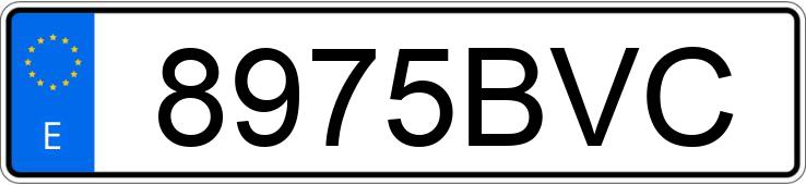 Numer rejestracyjny 8975BVC posiada PEUGEOT 106