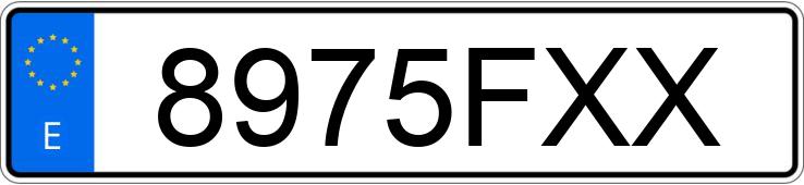 Numer rejestracyjny 8975FXX posiada FIAT PUNTO Numer rejestracyjny 8975FXX posiada FIAT PUNTO