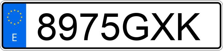 Numer rejestracyjny 8975GXK posiada FORD FIESTA Numer rejestracyjny 8975GXK posiada FORD FIESTA