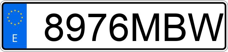 Numer rejestracyjny 8976MBW posiada HYUNDAI TUCSON