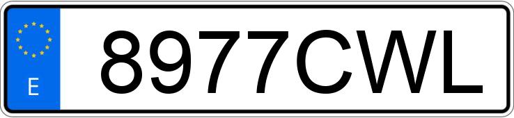 Numer rejestracyjny 8977CWL posiada FORD FIESTA