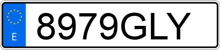 Numer rejestracyjny 8979GLY posiada CITROEN C4 PICASSO 5PZ