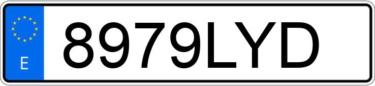 Numer rejestracyjny 8979LYD posiada IRIZAR I8 14 3.75