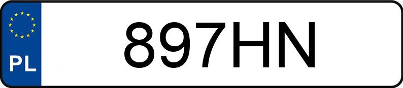 Numer rejestracyjny 897HN posiada Mercedes-Benz 