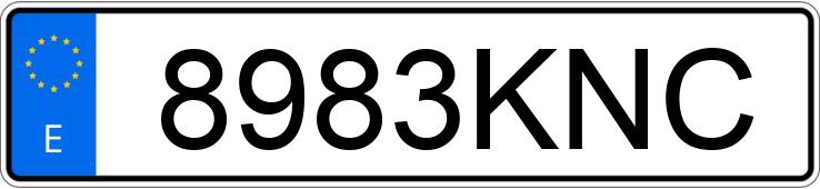 Numer rejestracyjny 8983KNC posiada AUDI Q5 Numer rejestracyjny 8983KNC posiada AUDI Q5