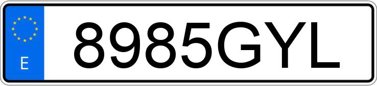 Numer rejestracyjny 8985GYL posiada OPEL CORSA