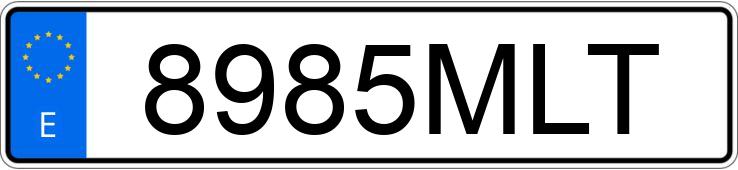 Numer rejestracyjny 8985MLT posiada BMW SERIE 4 F82 M4 A CS