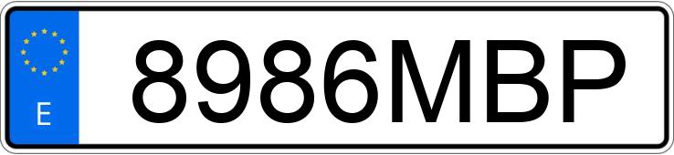 Numer rejestracyjny 8986MBP posiada ABARTH 595 Numer rejestracyjny 8986MBP posiada ABARTH 595