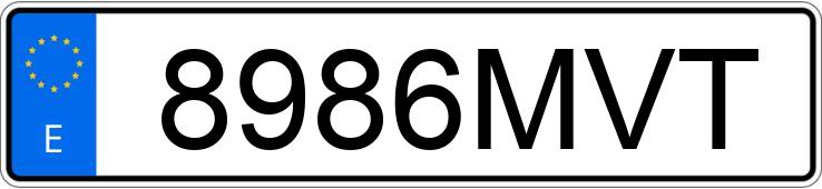 Numer rejestracyjny 8986MVT posiada FORD KUGA Numer rejestracyjny 8986MVT posiada FORD KUGA