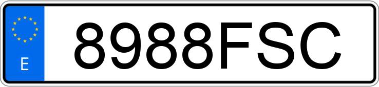 Numer rejestracyjny 8988FSC posiada SEAT ALTEA Numer rejestracyjny 8988FSC posiada SEAT ALTEA