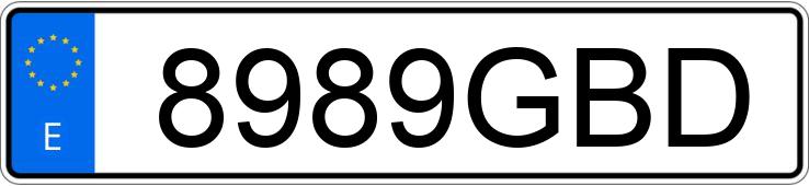 Numer rejestracyjny 8989GBD posiada PEUGEOT 308 Numer rejestracyjny 8989GBD posiada PEUGEOT 308