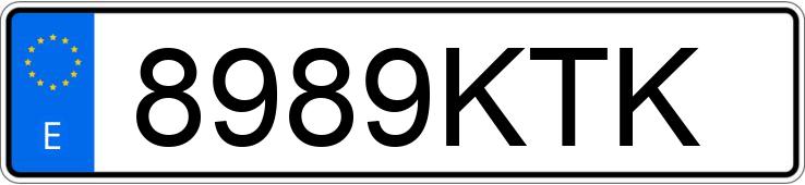 Numer rejestracyjny 8989KTK posiada BMW X1 Numer rejestracyjny 8989KTK posiada BMW X1