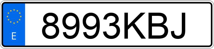 Numer rejestracyjny 8993KBJ posiada BMW SERIE 3 Numer rejestracyjny 8993KBJ posiada BMW SERIE 3