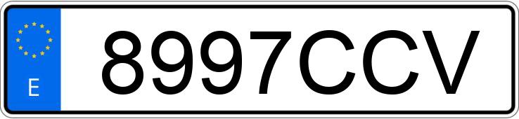 Numer rejestracyjny 8997CCV posiada VOLKSWAGEN GOLF Numer rejestracyjny 8997CCV posiada VOLKSWAGEN GOLF