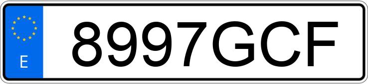 Numer rejestracyjny 8997GCF posiada HYUNDAI I30