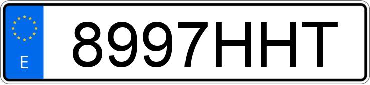 Numer rejestracyjny 8997HHT posiada SAAB 9-5 2.0TID LINEAR