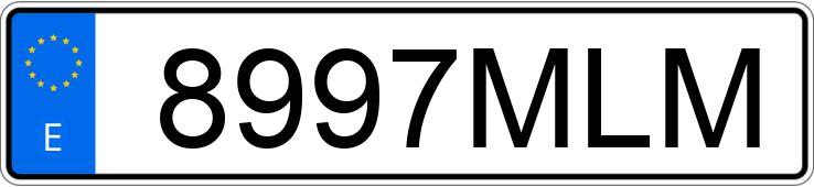 Numer rejestracyjny 8997MLM posiada OPEL CORSA