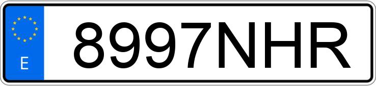 Numer rejestracyjny 8997NHR posiada BMW XM