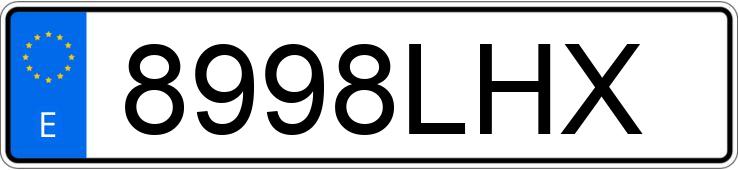 Numer rejestracyjny 8998LHX posiada PEUGEOT RIFTER Numer rejestracyjny 8998LHX posiada PEUGEOT RIFTER