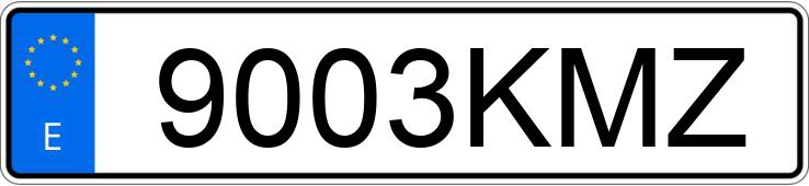 Numer rejestracyjny 9003KMZ posiada VOLKSWAGEN GOLF Numer rejestracyjny 9003KMZ posiada VOLKSWAGEN GOLF