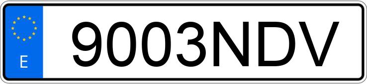 Numer rejestracyjny 9003NDV posiada VOGE SR1 ADV