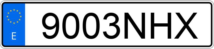 Numer rejestracyjny 9003NHX posiada APRILIA RS Numer rejestracyjny 9003NHX posiada APRILIA RS