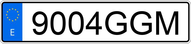 Numer rejestracyjny 9004GGM posiada SEAT LEON