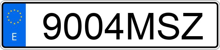 Numer rejestracyjny 9004MSZ posiada BMW SERIE 3 Numer rejestracyjny 9004MSZ posiada BMW SERIE 3