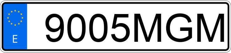 Numer rejestracyjny 9005MGM posiada SKODA OCTAVIA