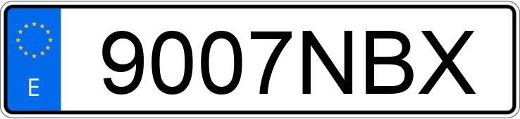 Numer rejestracyjny 9007NBX posiada TOYOTA PROACE MAX