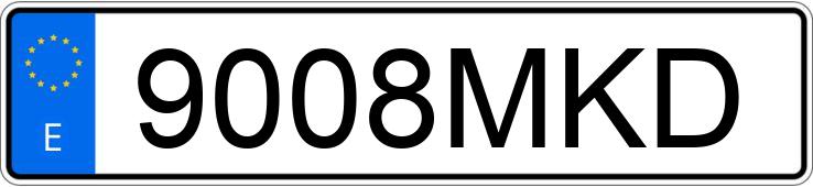 Numer rejestracyjny 9008MKD posiada YAMAHA XSR