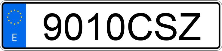 Numer rejestracyjny 9010CSZ posiada SEAT LEON