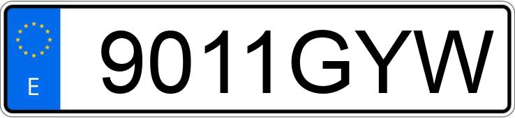 Numer rejestracyjny 9011GYW posiada FORD FOCUS C-MAX