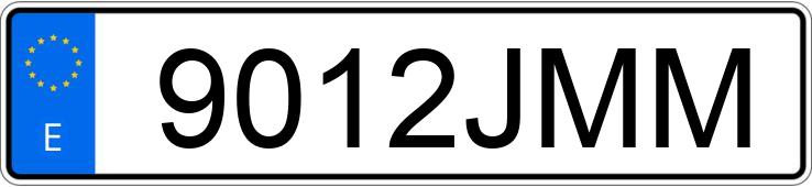 Numer rejestracyjny 9012JMM posiada FORD FOCUS