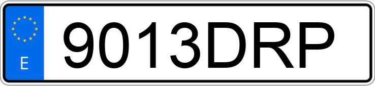 Numer rejestracyjny 9013DRP posiada FORD FOCUS