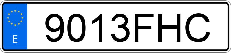 Numer rejestracyjny 9013FHC posiada MERCEDES CLS (219)