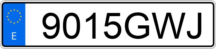 Numer rejestracyjny 9015GWJ posiada OPEL ASTRA