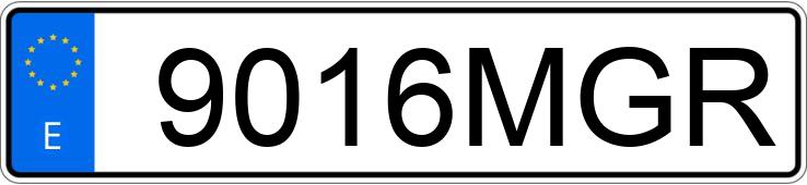 Numer rejestracyjny 9016MGR posiada RENAULT MEGANE