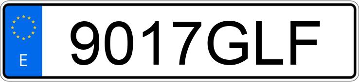 Numer rejestracyjny 9017GLF posiada BMW SERIE 3