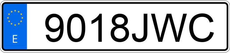 Numer rejestracyjny 9018JWC posiada TOYOTA VERSO Numer rejestracyjny 9018JWC posiada TOYOTA VERSO