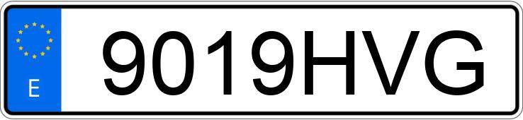 Numer rejestracyjny 9019HVG posiada RENAULT MASTER