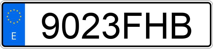 Numer rejestracyjny 9023FHB posiada SSANGYONG/KGM RODIUS