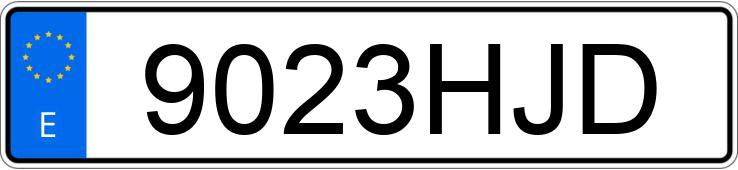 Numer rejestracyjny 9023HJD posiada BMW SERIE 5