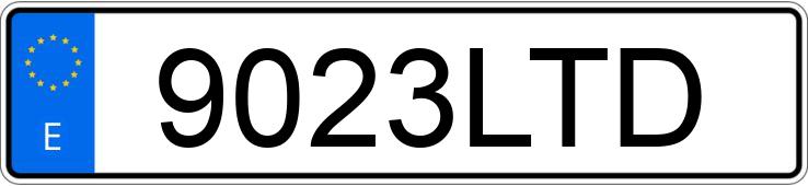 Numer rejestracyjny 9023LTD posiada VOLKSWAGEN GOLF Numer rejestracyjny 9023LTD posiada VOLKSWAGEN GOLF