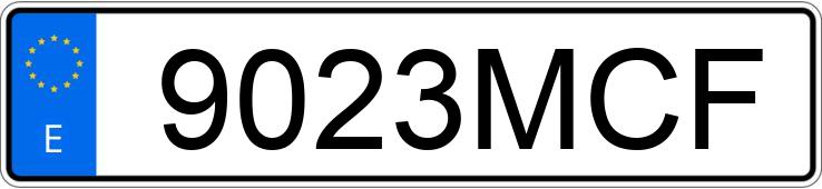 Numer rejestracyjny 9023MCF posiada RENAULT EXPRESS