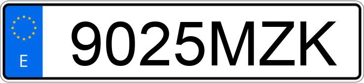 Numer rejestracyjny 9025MZK posiada SERES 3 LUXURY