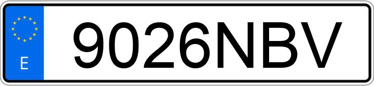 Numer rejestracyjny 9026NBV posiada VOLVO XC90